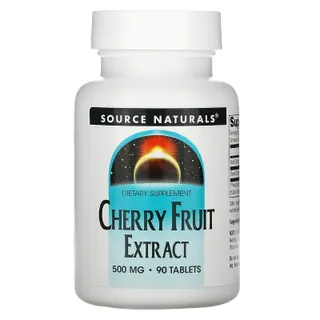 Екстракт плодів вишні Source Naturals Cherry Fruit Extract 500 mg, 90 таблеток