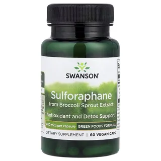 Сульфорафан Swanson Sulforaphane 400 mg, 60 вегакапсул