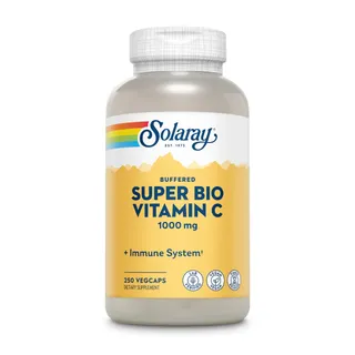 Вітаміни та мінерали Solaray Super Bio Vitamin C Timed Release, 250 вегакапсул