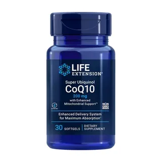 Натуральна добавка Life Extension Super Ubiquinol CoQ10 200 mg, 30 капсул