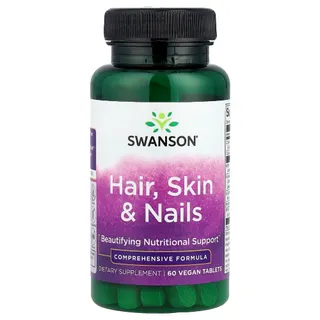 Комплекс для підтримки краси Swanson Hair, Skin & Nails, 60 таблеток