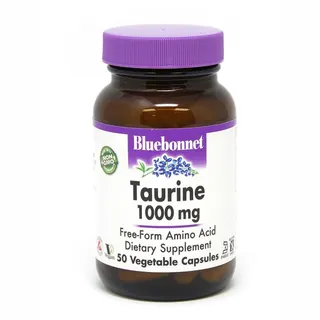 Амінокислота Bluebonnet Nutrition Taurine 1000 mg, 50 вегакапсул