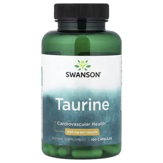 Таурин Swanson Taurine 500 mg, 100 капсул