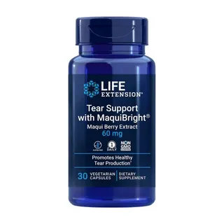 Екстракт ягід маки Life Extension Tear Support with MaquiBright 60 mg, 30 вегакапсул для підтримки очей