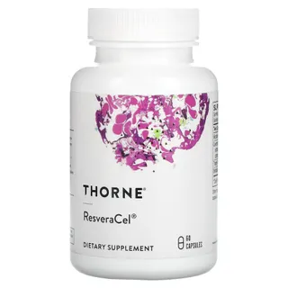 Ресвератрол Thorne Resveracel, 60 капсул для боротьби зі старінням