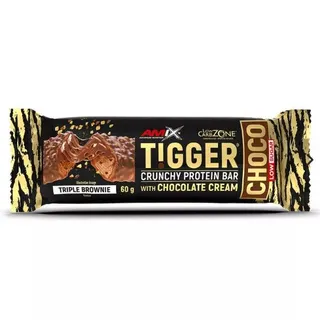 Батончик AMIX Tigger Choco Crunchy Protein Bar, 60 грам - Потрійний брауні