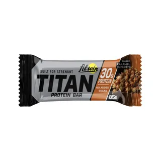 Батончик FitWin Titan Bar, 85 грам - Карамельний попкорн