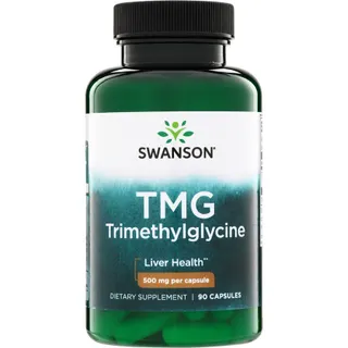 Триметилгліцин Swanson TMG Trimethylglycine 500 mg, 90 капсул