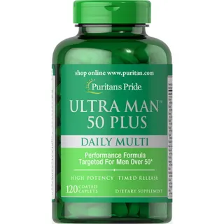 Вітаміни та мінерали Puritan's Pride Ultra Vita Man 50 Plus, 120 каплет