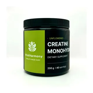 Креатин моногідрат VitalHarmony Creatine Monohydrate, 200 грам