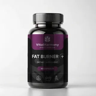 Термогенний жироспалювач VitalHarmony Fat Burner Plus, 60 капсул