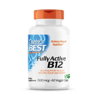 Вітаміни та мінерали Doctor's Best Fully Active B12 1500 mcg, 60 капсул