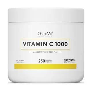 Вітаміни та мінерали OstroVit Vitamin C 1000 mg, 250 капсул