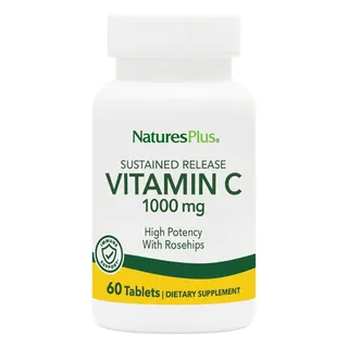 Вітаміни та мінерали Natures Plus Vitamin C 1000 mg Sustained Release, 60 таблеток