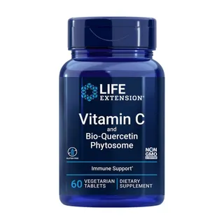 Вітамін С і фітосома біо-кверцетину Life Extension Vitamin C and Bio-Quercetin Phytosome, 60 таблеток
