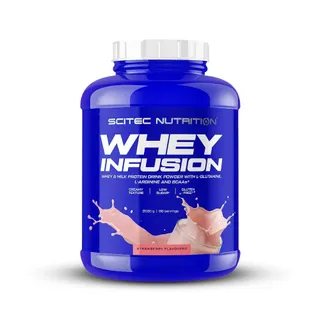 Сироватковий протеїн Scitec Nutrition Whey Infusion, 2 кг - Полуниця