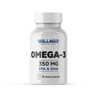 Риб'ячий жир Willmax Omega-3 350 mg, 90 капсул