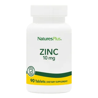Вітаміни та мінерали Natures Plus Zinc 10 mg, 90 таблеток