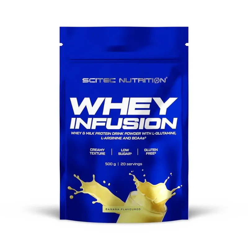 Сироватковий протеїн Scitec Nutrition Whey Infusion, 500 грам - Банан