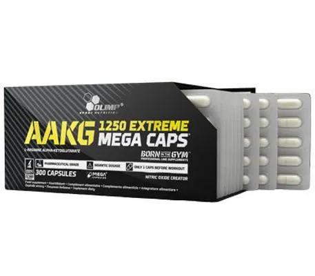 Амінокислота Olimp Sport Nutrition AAKG 1250 Extreme Mega Caps, 300 капсул
