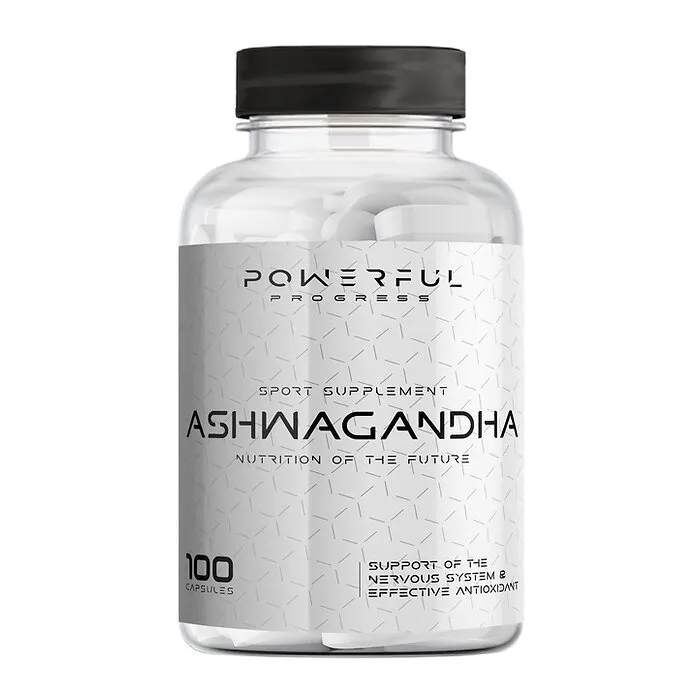Ашваганда Powerful Progress Ashwagandha, 100 капсул