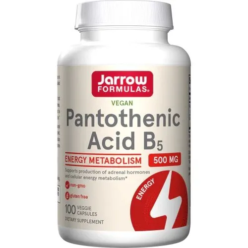 Вітаміни та мінерали Jarrow Formulas Pantothenic Acid 500 mg, 100 вегакапсул