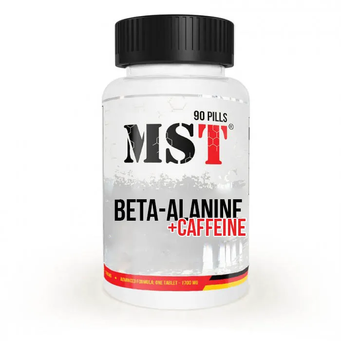 Амінокислота MST Nutrition Beta-Alanine + Caffeine, 90 таблеток