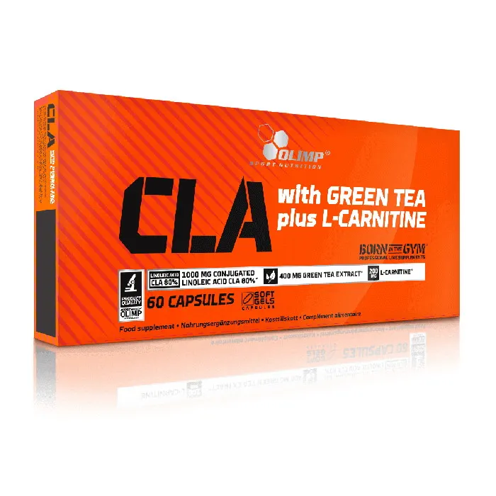 Жироспалювач Olimp Sport Nutrition Sport Edition CLA with Green Tea plus L-Carnitine, 60 капсул