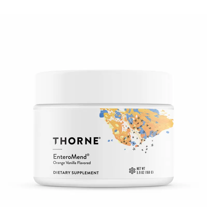 Амінокислота Thorne EnteroMend, 168 грам - Апельсин-ваніль