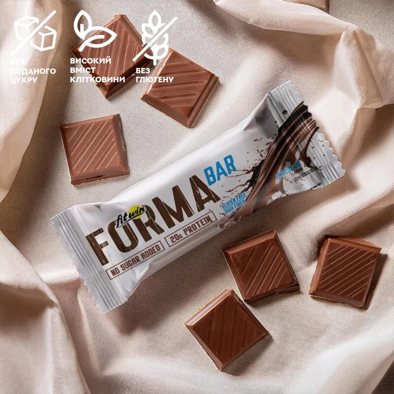 Батончик FitWin Forma Bar 33%, 60 грам - Шоколад