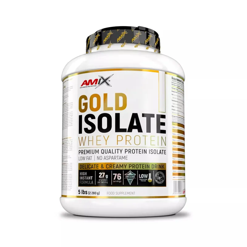 Протеїн AMIX Gold Whey Protein Isolate, 2.28 кг - Шоколад-арахісова паста
