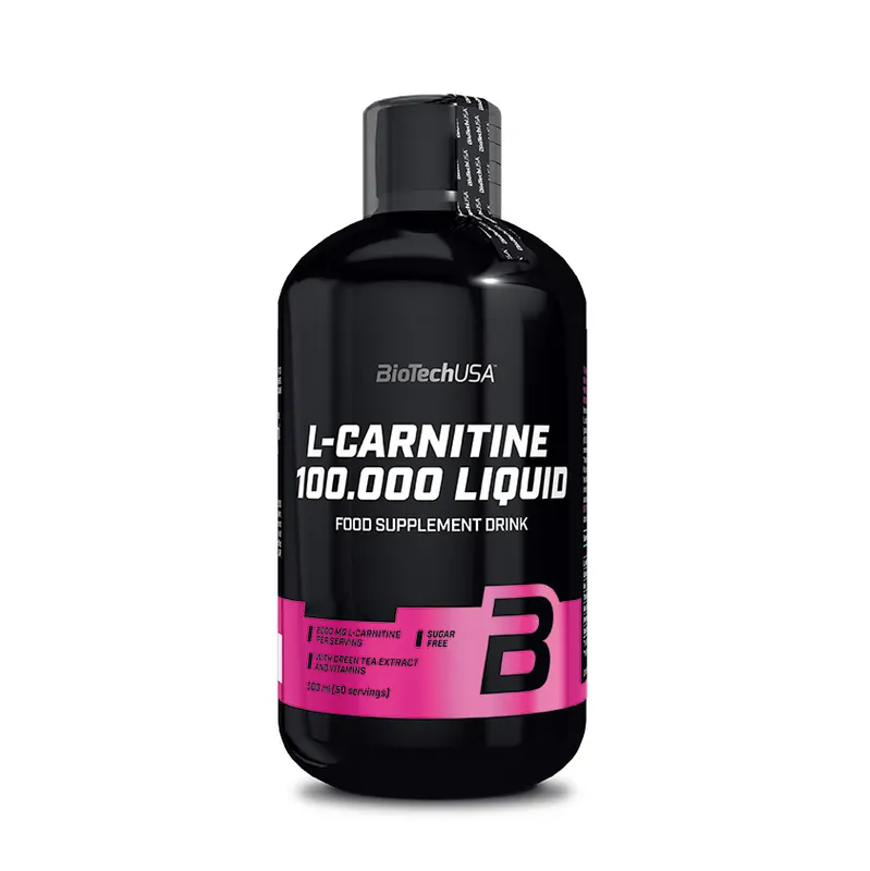 Жироспалювач BioTech L-Carnitine 100.000 Liquid, 500 мл - Яблуко