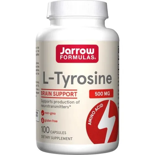 Амінокислота Jarrow Formulas L-Tyrosine 500 mg, 100 капсул