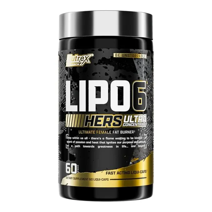 Жироспалювач Nutrex Research Lipo-6 Black Hers Ultra Concentrate, 60 капсул