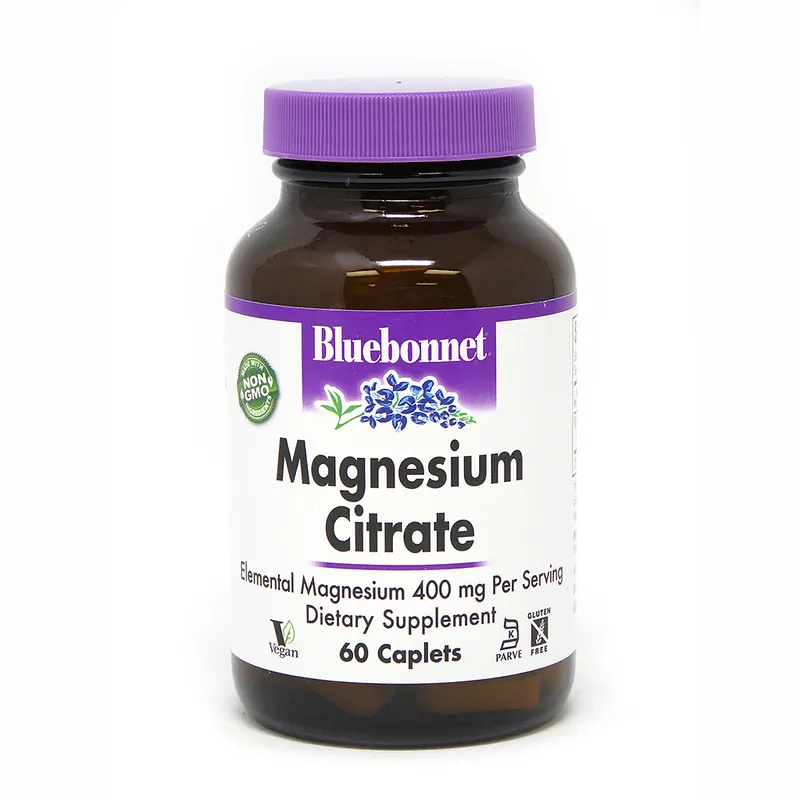 Вітаміни та мінерали Bluebonnet Nutrition Magnesium Citrate, 60 капсул