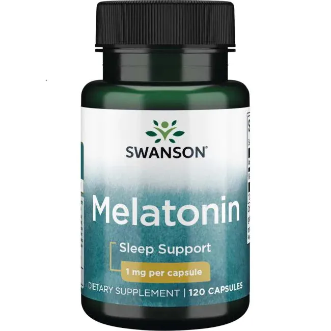 Натуральна добавка Swanson Melatonin 3 mg, 120 капсул