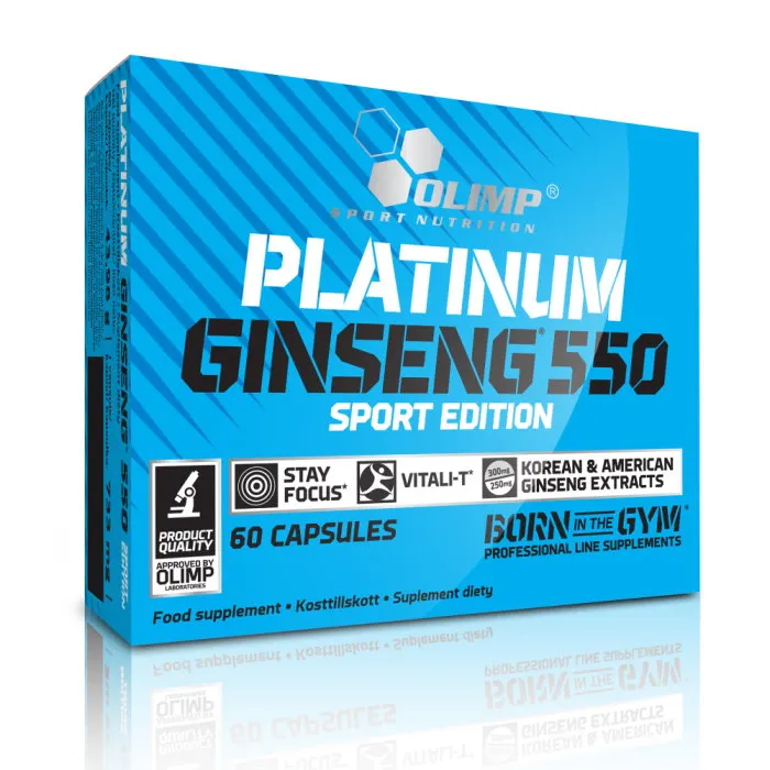 Натуральна добавка Olimp Sport Nutrition Sport Edition Platinum Ginseng, 60 капсул