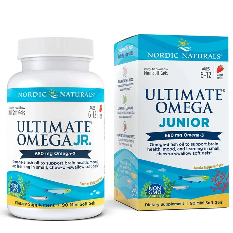 Жирні кислоти Nordic Naturals Ultimate Omega Junior, 90 капсул
