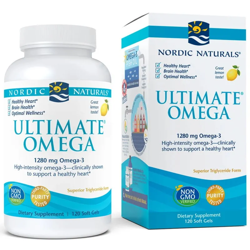 Жирні кислоти Nordic Naturals Ultimate Omega, 120 капсул