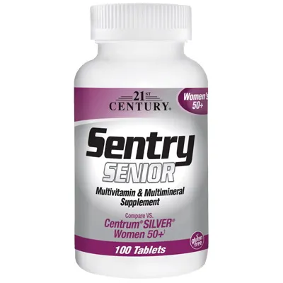 Вітаміни та мінерали 21st Century Sentry Senior Womens 50+, 100 таблеток