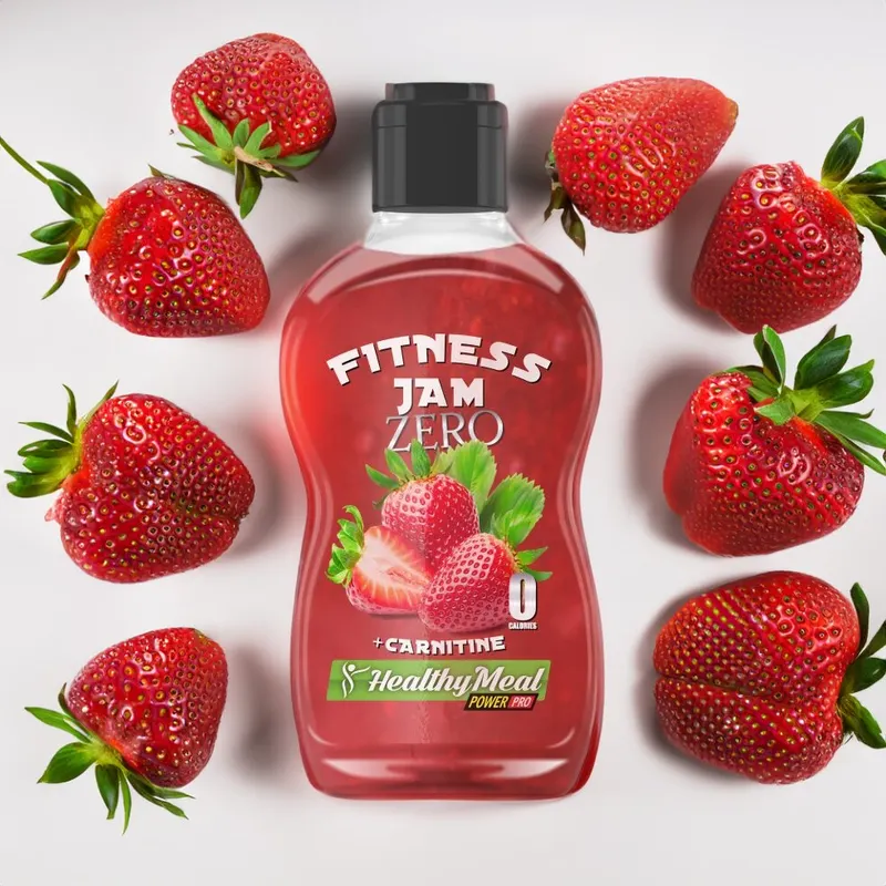 Фітнес джем Power Pro Fitness Jam Zero Sugar Free, 200 грам - Полуниця з карнитином