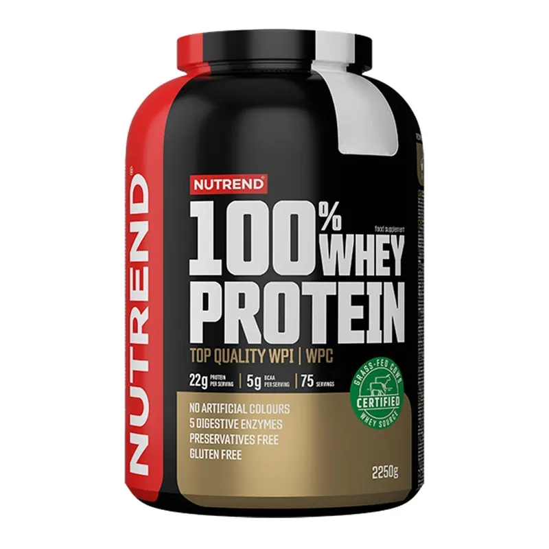 Протеїн Nutrend 100% Whey Protein, 2.25 кг - Малина