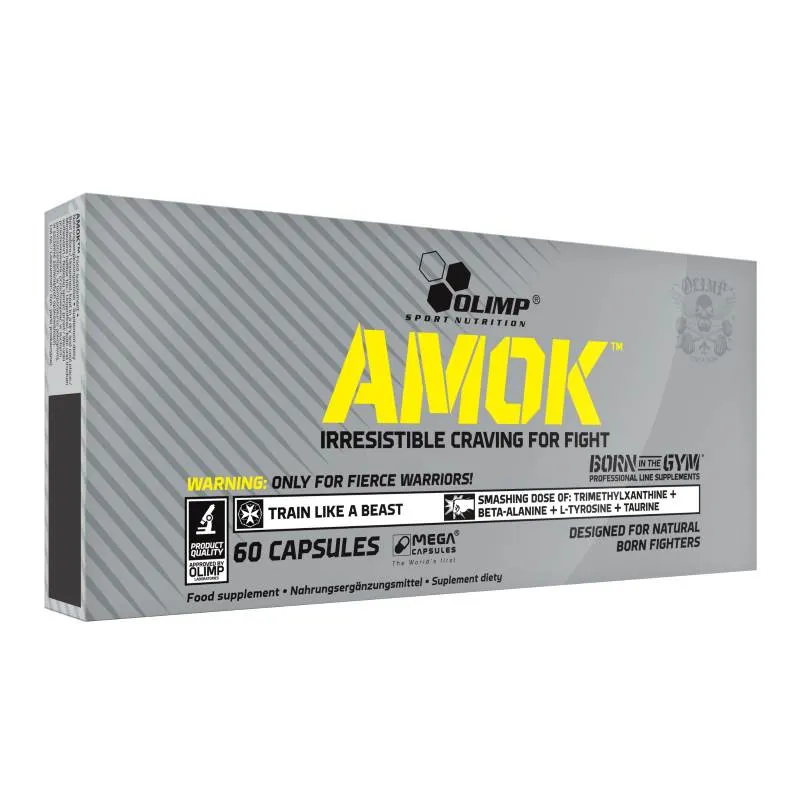 Передтренувальний комплекс Olimp Sport Nutrition Amok, 60 капсул