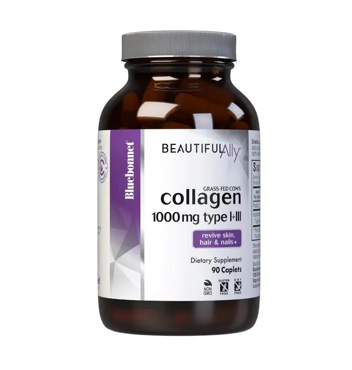 Колаген Bluebonnet Nutrition Beautiful Ally Collagen Type I + III, 90 каплет