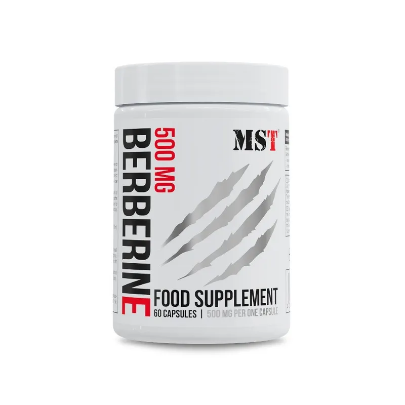Берберин MST Nutrition Berberine 500 mg, 60 капсул