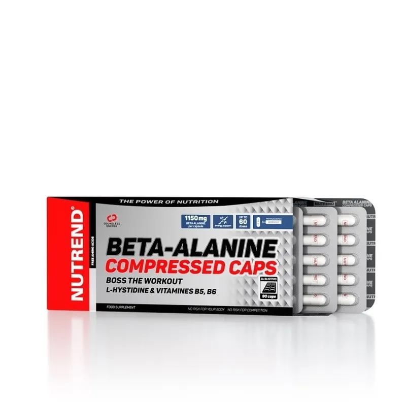 Амінокислота Nutrend Beta-Alanine Compressed, 90 капсул