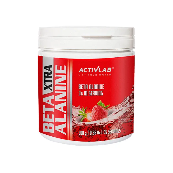 Амінокислота ActivLab Beta-Alanine Xtra, 300 грам - Полуниця