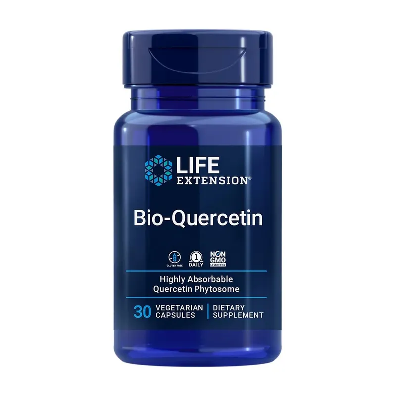 Біо-кверцетин Life Extension Bio-Quercetin, 30 вегакапсул для підтримки серцево-судинної системи