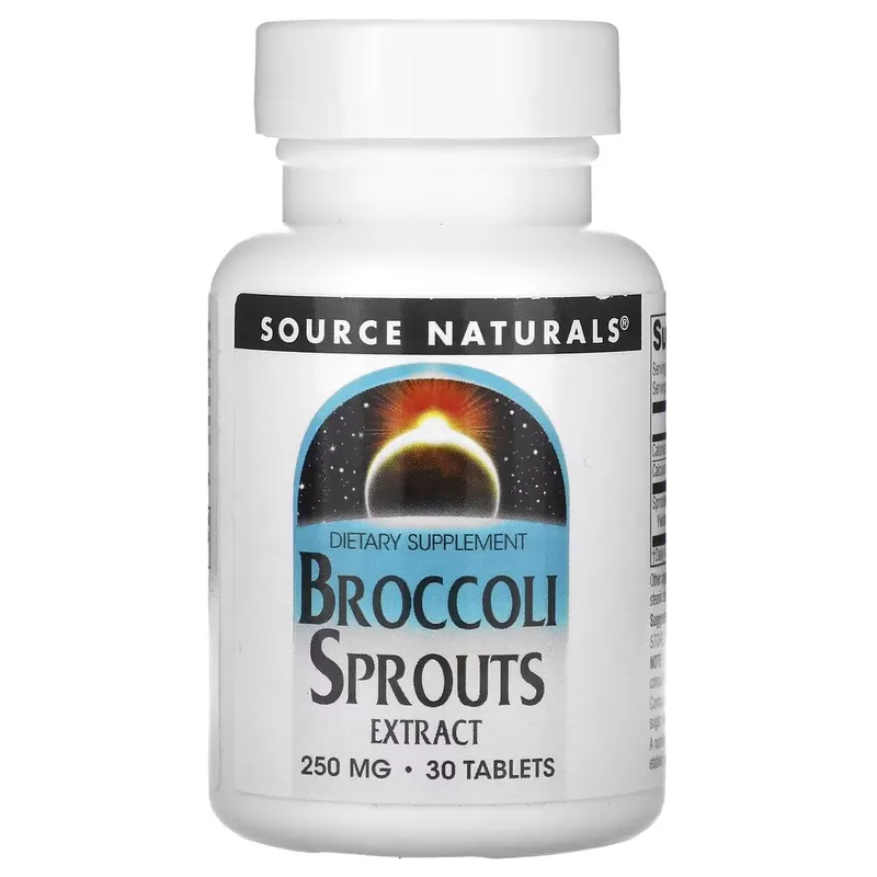 Натуральна добавка Source Naturals Broccoli Sprouts Extract, 30 таблеток