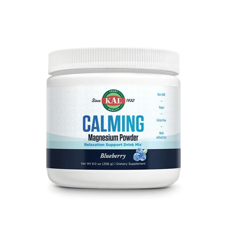 Магній гліцинат KAL Calming Magnesium Powder, 256 грам - Чорниця